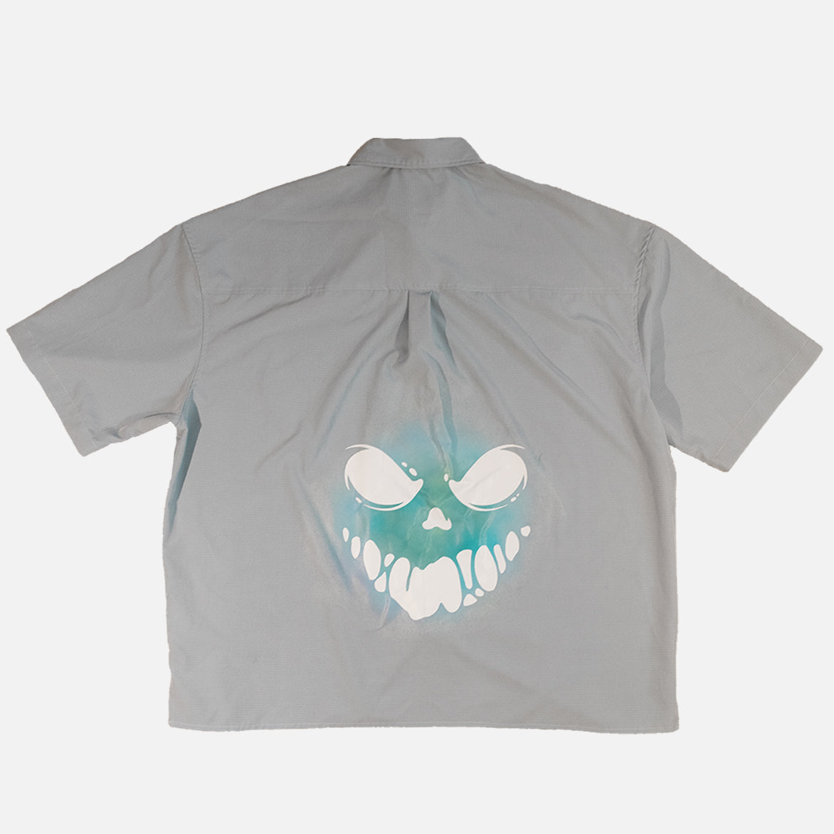 GLIM x LH SIGIL BUTTON UP - GREY