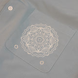 GLIM x LH SIGIL BUTTON UP - GREY