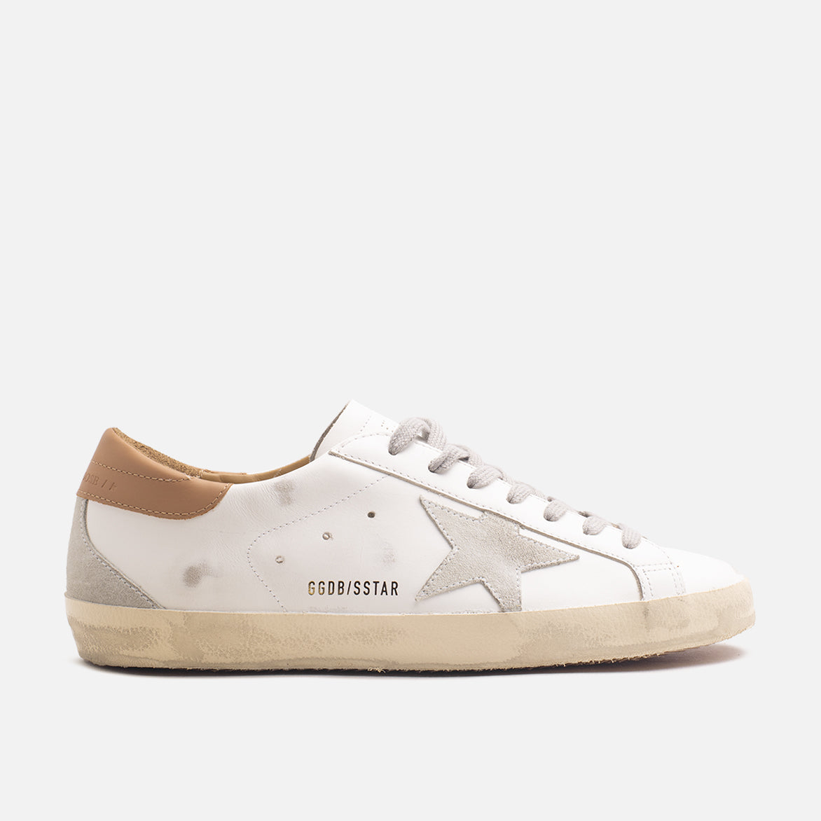 SUPER-STAR LEATHER - WHITE / ICE / LIGHT BROWN