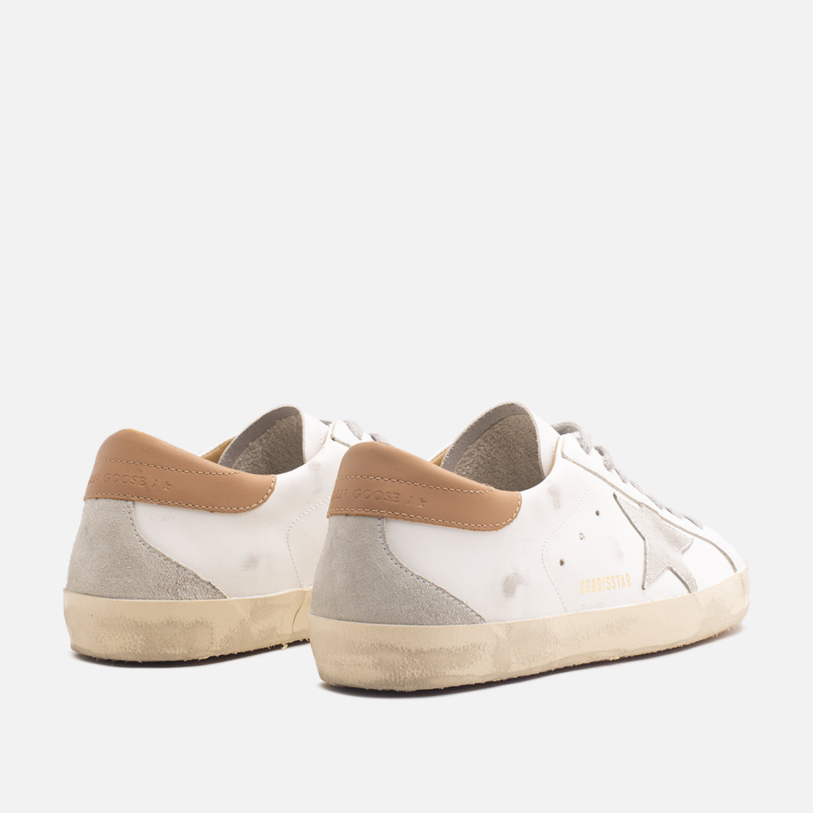 SUPER-STAR LEATHER - WHITE / ICE / LIGHT BROWN