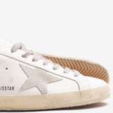 SUPER-STAR LEATHER - WHITE / ICE / LIGHT BROWN