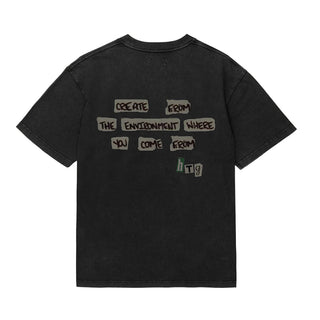 START TO FINISH TEE - BLACK