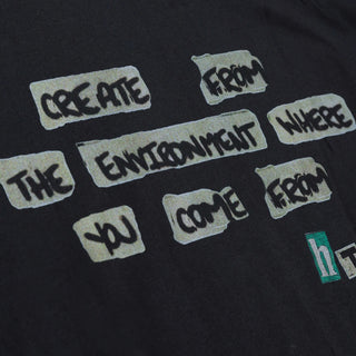 START TO FINISH TEE - BLACK