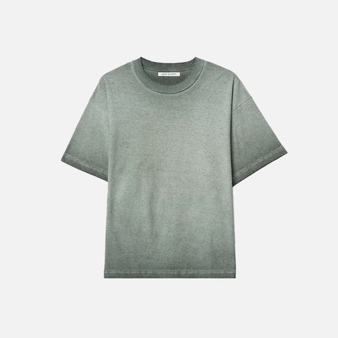 PHOENIX OIL WASH CROPPED TEE - OLIVE