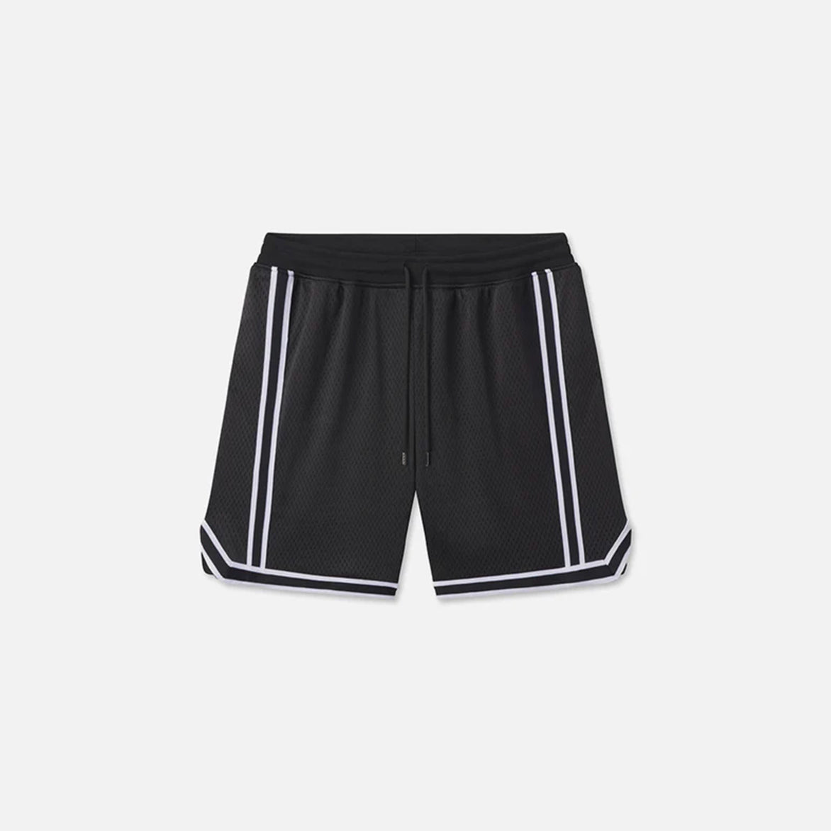 VINTAGE VARSITY SHORTS - BLACK