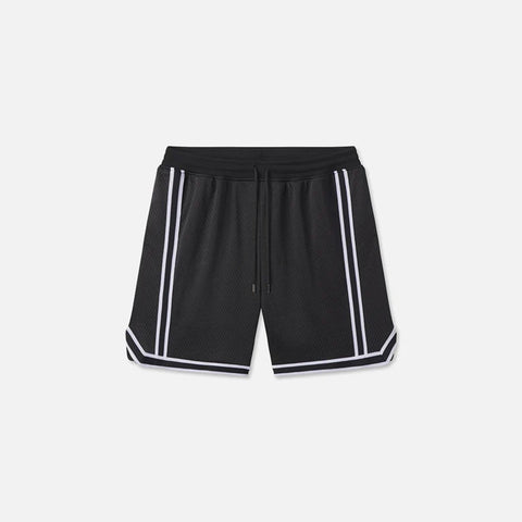 VINTAGE VARSITY SHORTS - BLACK