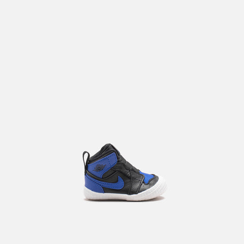 AIR JORDAN 1 CRIB BOOTIE - BLACK / ROYAL