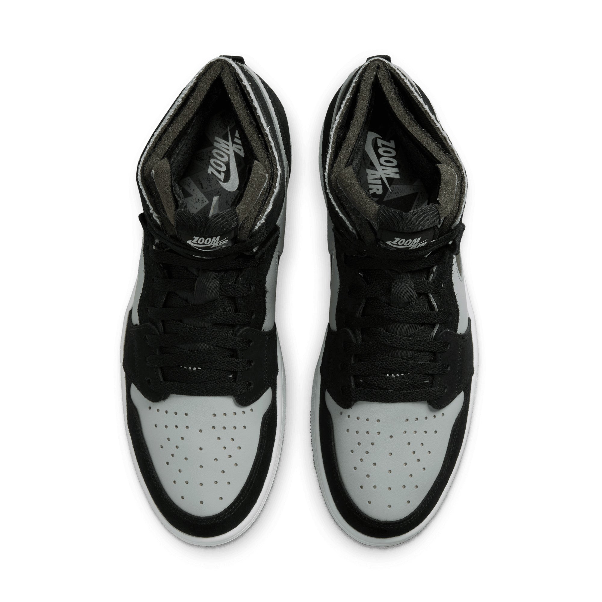 AIR JORDAN 1 ZOOM AIR CMFT - BLACK / LIGHT SMOKE GREY