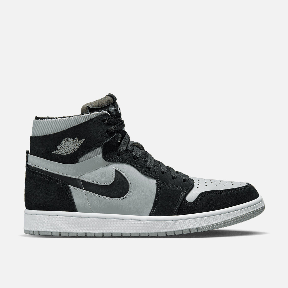 AIR JORDAN 1 ZOOM AIR CMFT - BLACK / LIGHT SMOKE GREY