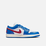 WMNS AIR JORDAN 1 LOW - SPORT BLUE / GYM RED