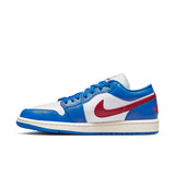 WMNS AIR JORDAN 1 LOW - SPORT BLUE / GYM RED