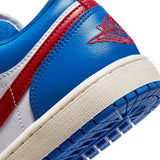 WMNS AIR JORDAN 1 LOW - SPORT BLUE / GYM RED