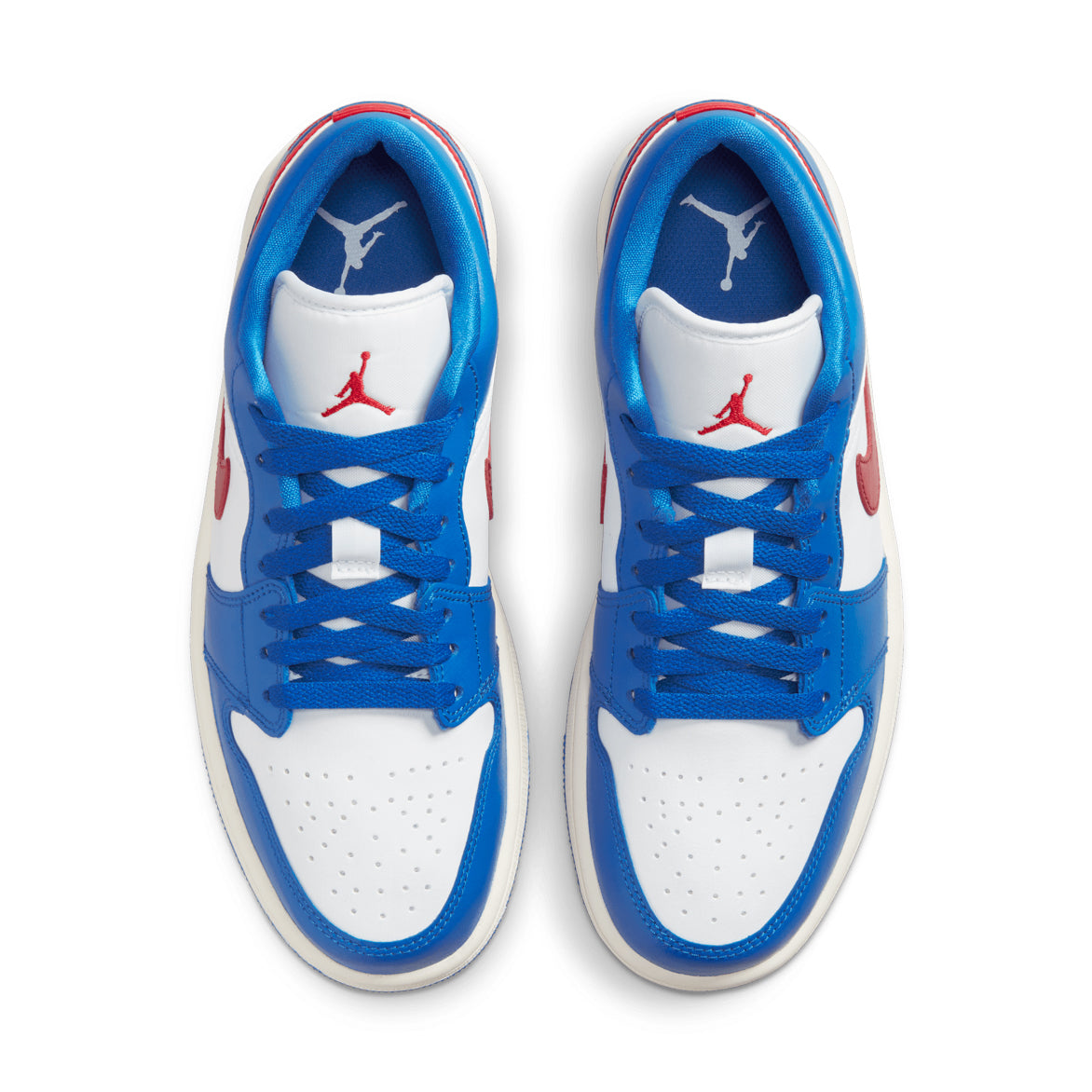 WMNS AIR JORDAN 1 LOW - SPORT BLUE / GYM RED