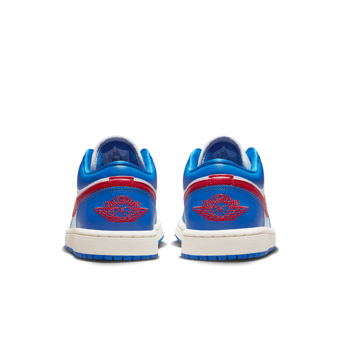 WMNS AIR JORDAN 1 LOW - SPORT BLUE / GYM RED