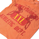 KONFVSEDROSE FOR LAPSTONE "ATHLETIC DEPT" TEE - BURNT ORANGE