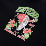 KONFVSEDROSE FOR LAPSTONE "ROSE BOWL" HOODIE - BLACK