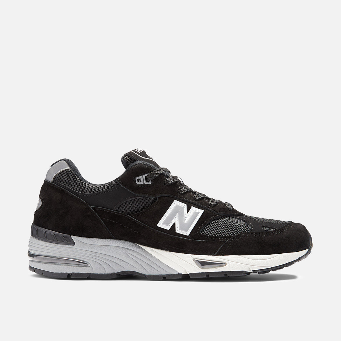 MADE IN UK 991V1 - BLACK / SILVER
