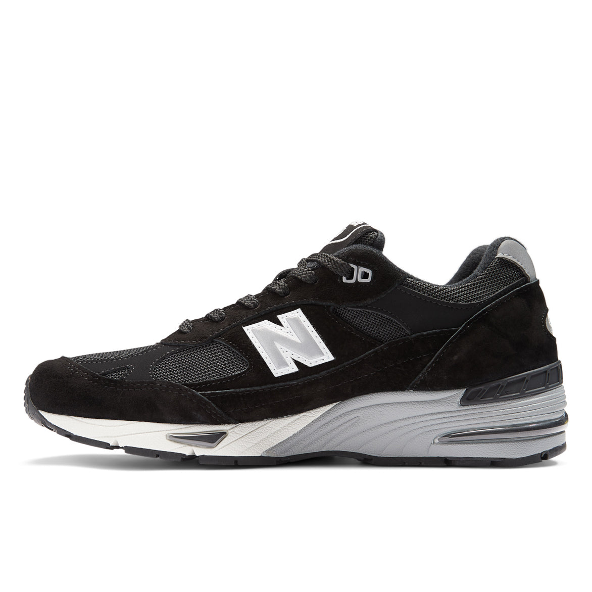 MADE IN UK 991V1 - BLACK / SILVER