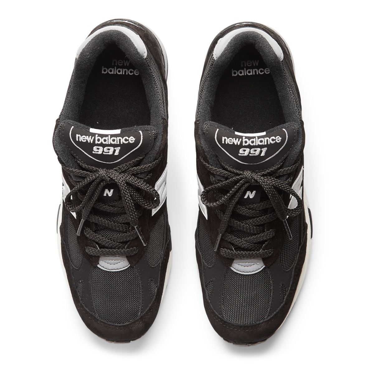 MADE IN UK 991V1 - BLACK / SILVER