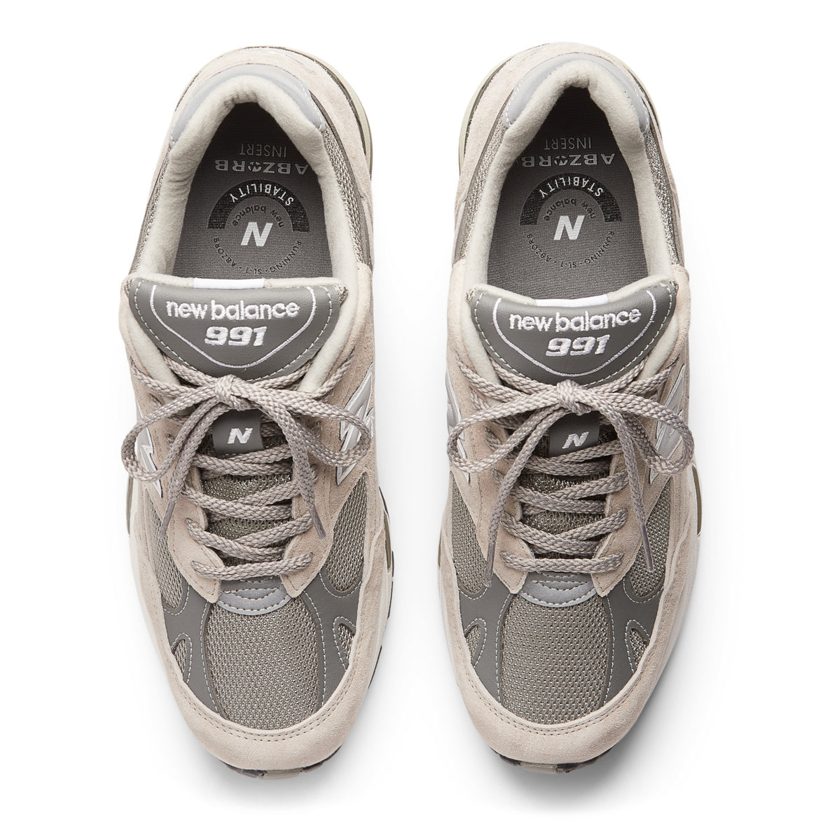 MADE IN UK 991V1 - GREY / WHITE