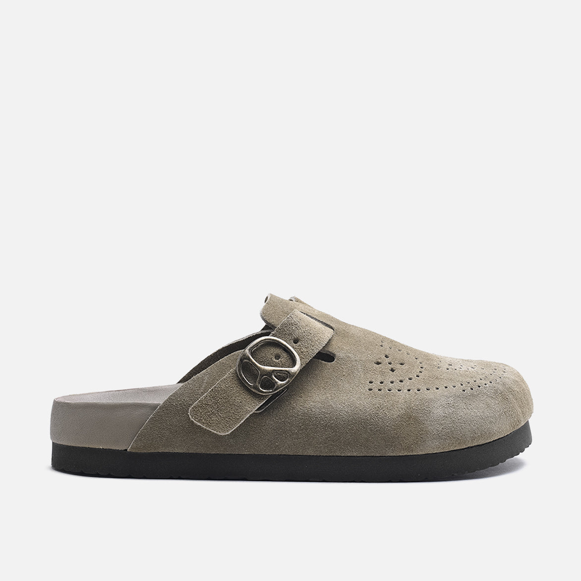 CLOG SANDAL SUEDE - TAUPE – lapstoneandhammer.com