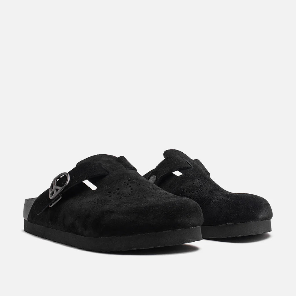 CLOG SANDAL SUEDE - BLACK