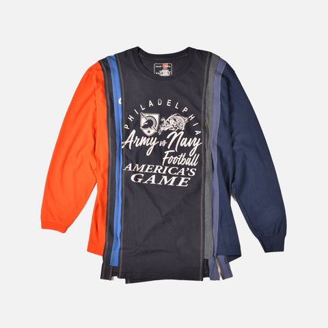 7 CUTS L/S TEE - COLLEGE - LARGE