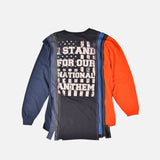 7 CUTS L/S TEE - COLLEGE - LARGE