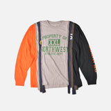 7 CUTS L/S TEE - COLLEGE - XL
