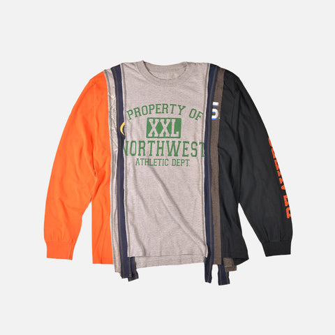 7 CUTS L/S TEE - COLLEGE - XL