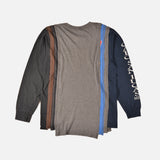 7 CUTS L/S TEE - COLLEGE - MEDIUM