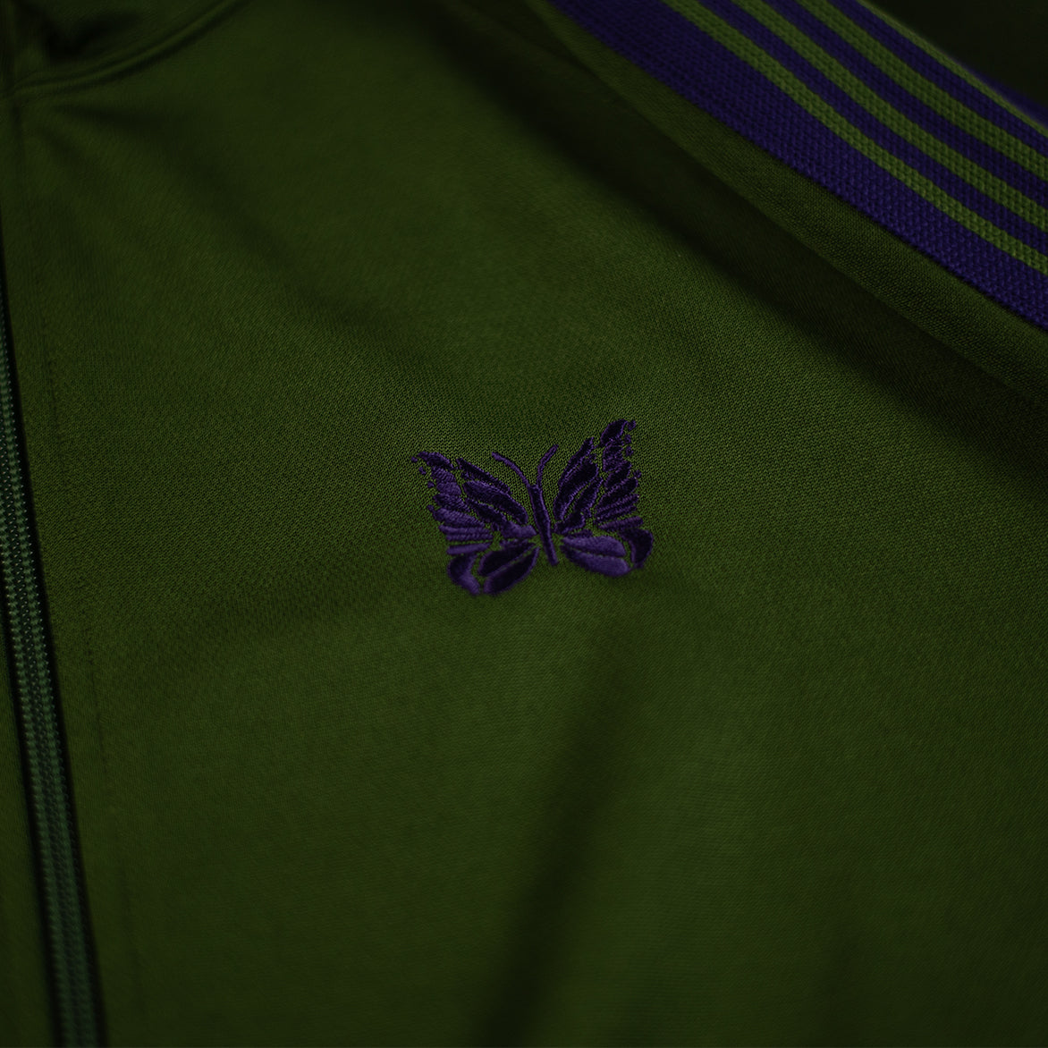 TRACK JACKET - POLY SMOOTH - IVY GREEN