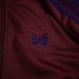 TRACK JACKET - POLY SMOOTH - WINE