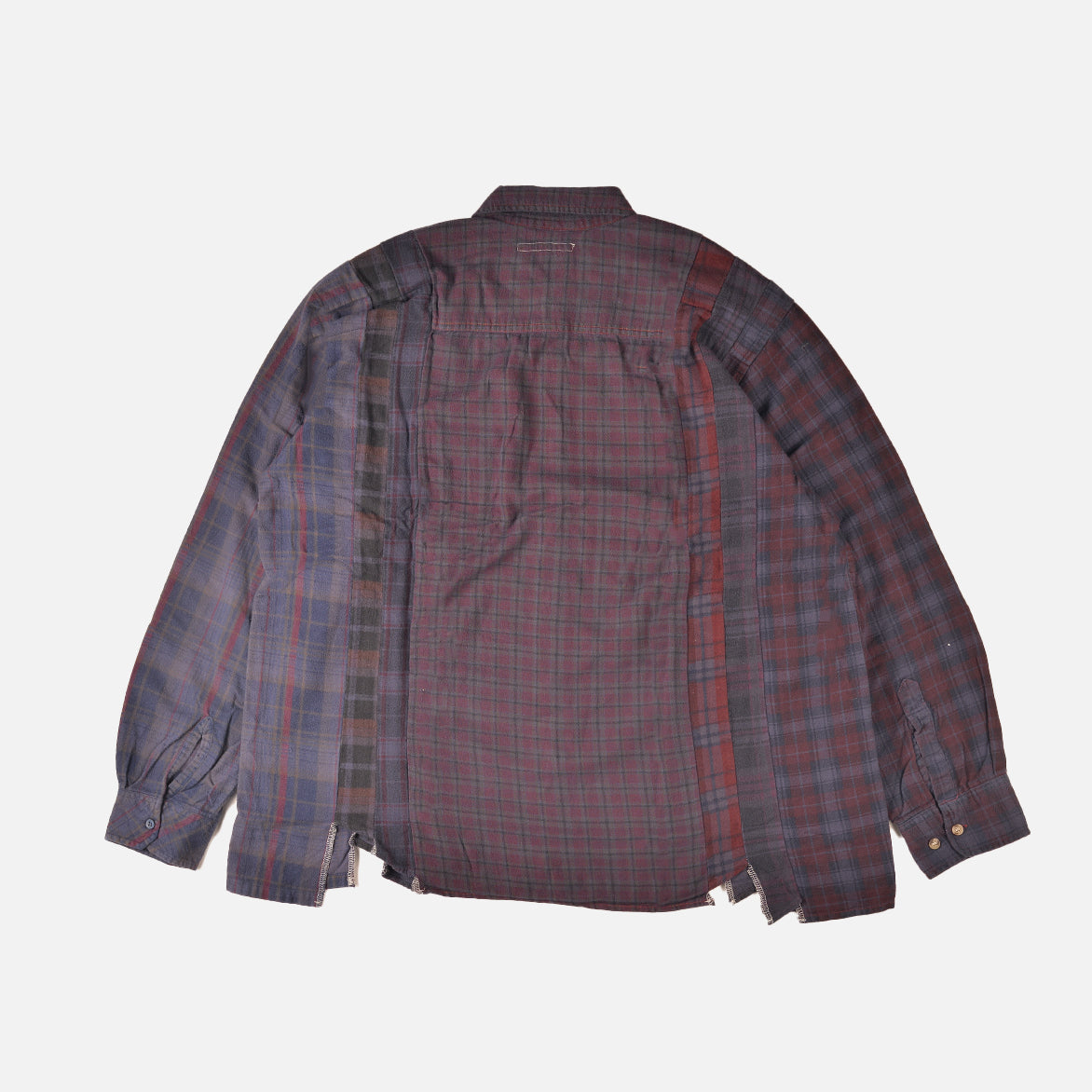 FLANNEL SHIRT -> 7 CUTS SHIRT / OVER DYE - LARGE