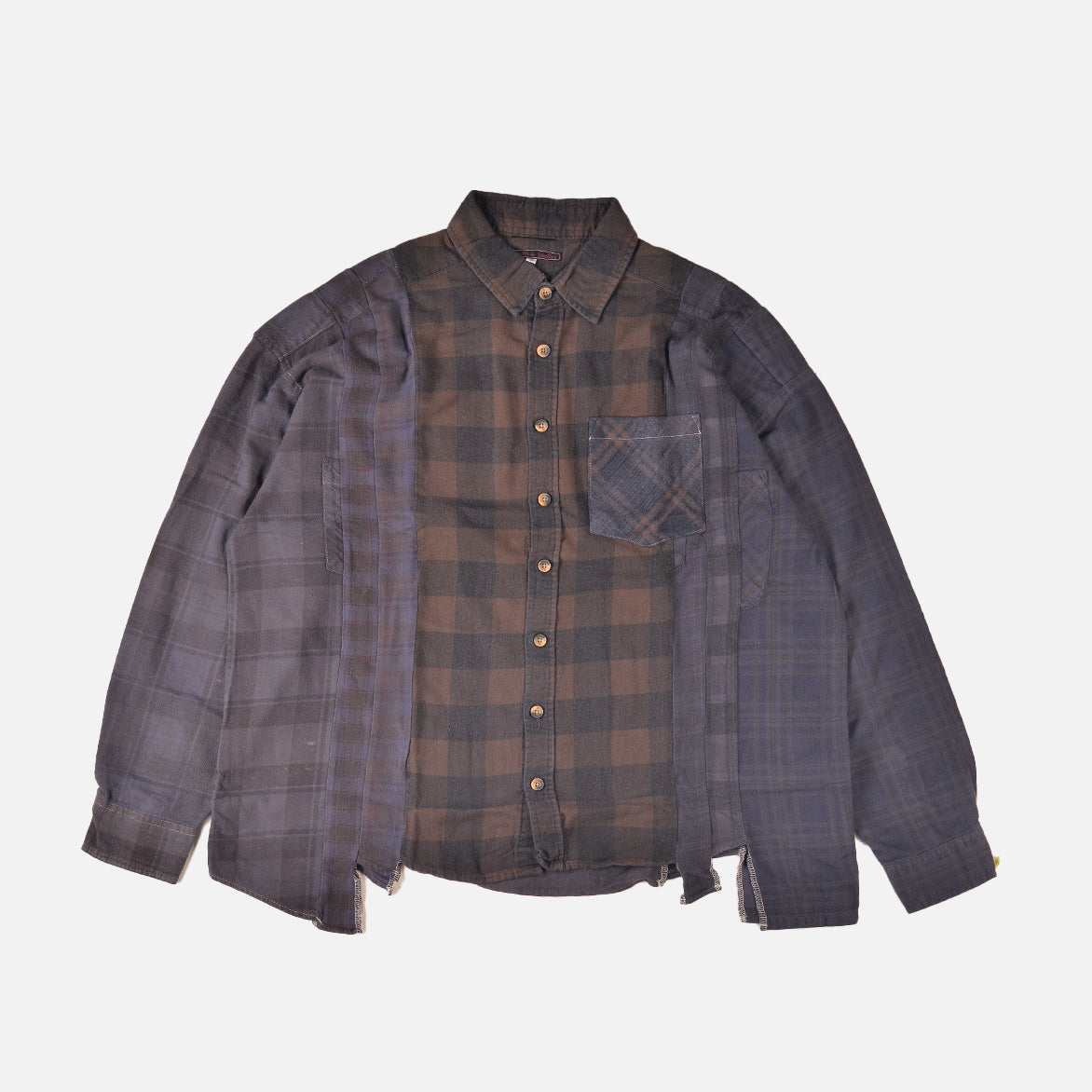 FLANNEL SHIRT -> 7 CUTS SHIRT / OVER DYE - LARGE 2
