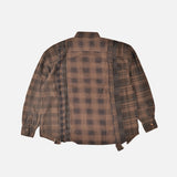 FLANNEL SHIRT -> 7 CUTS SHIRT / OVER DYE - XL