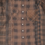 FLANNEL SHIRT -> 7 CUTS SHIRT / OVER DYE - XL