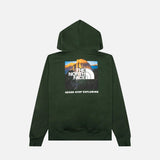 MEN`S BOX NSE PULLOVER HOODIE - PINE NEEDLE