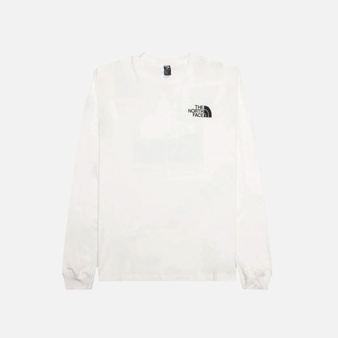 MEN`S L/S BOX NSE TEE - WHITE