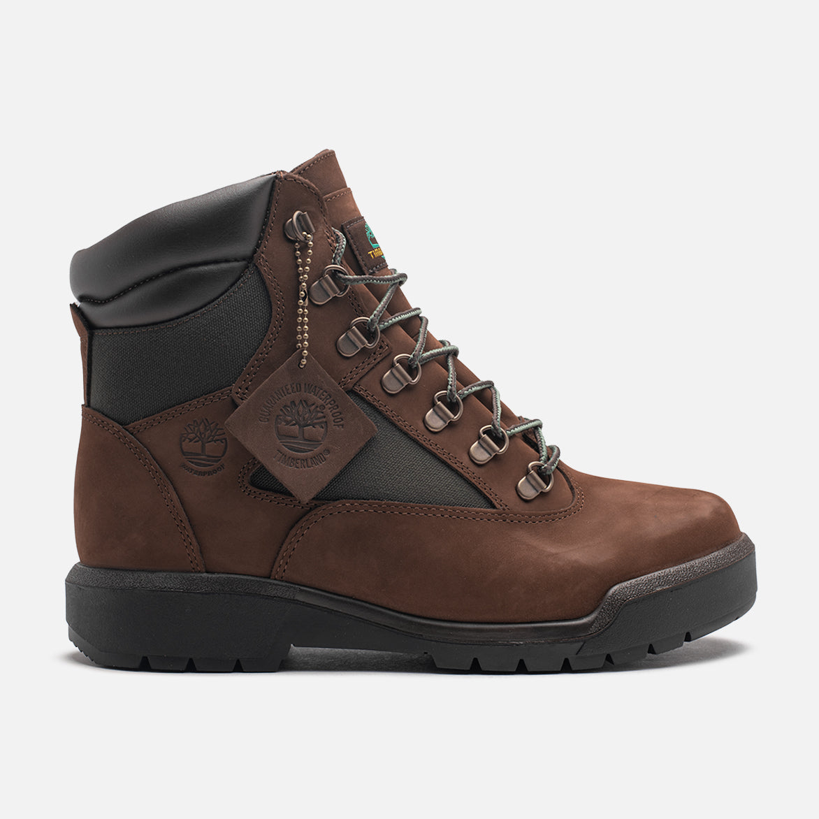 6" WATERPROOF FIELD BOOT - BROWN / GREEN