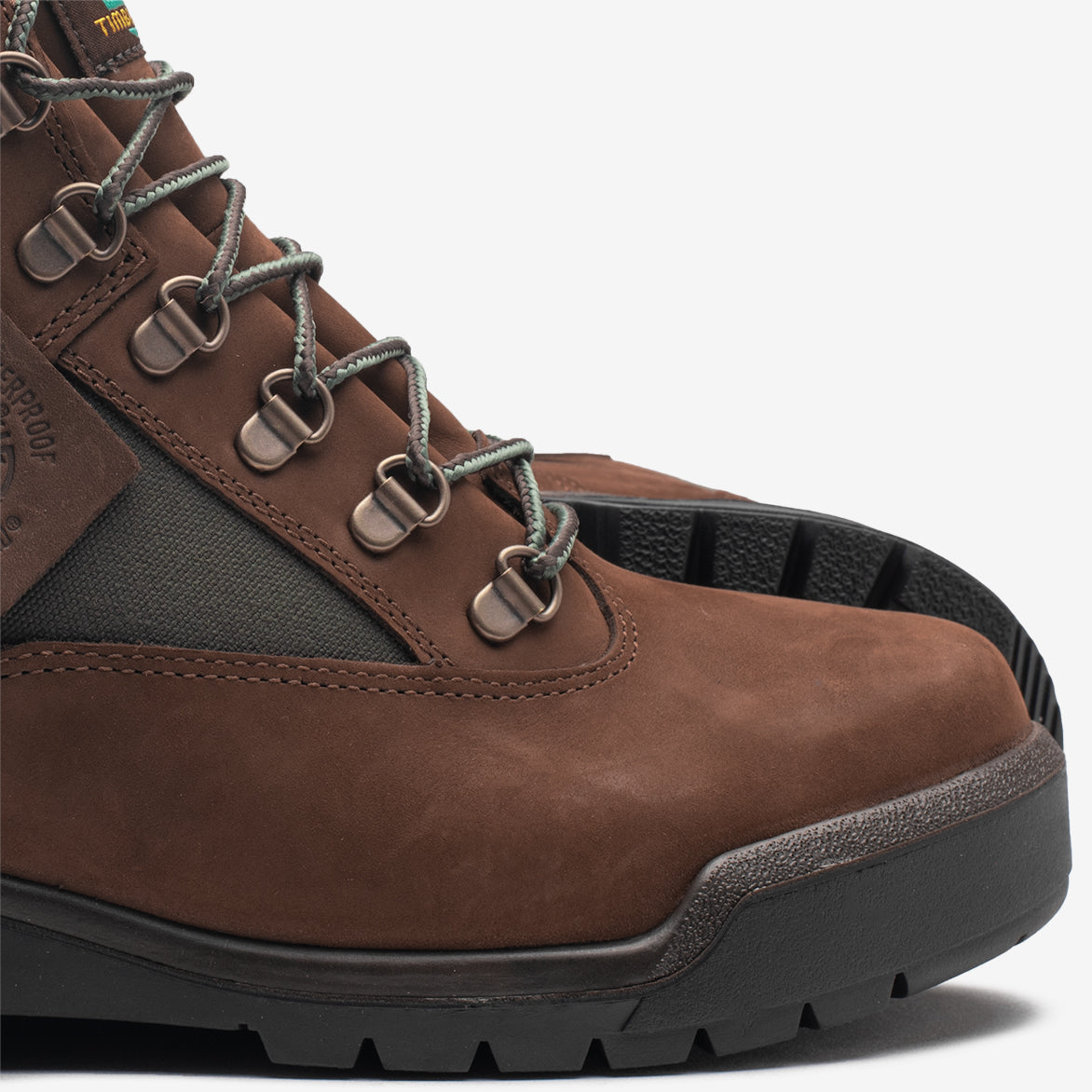 6" WATERPROOF FIELD BOOT - BROWN / GREEN