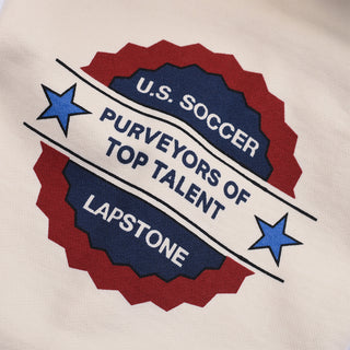 LAPSTONE X USMNT FULL-ZIP HOODIE - CREAM / NAVY