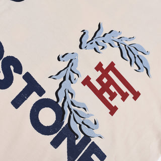 LAPSTONE X USMNT RINGER TEE - CREAM / NAVY
