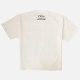 LAPSTONE X VIOLA X IVERSON "SPLIT FACE" TEE - CREAM