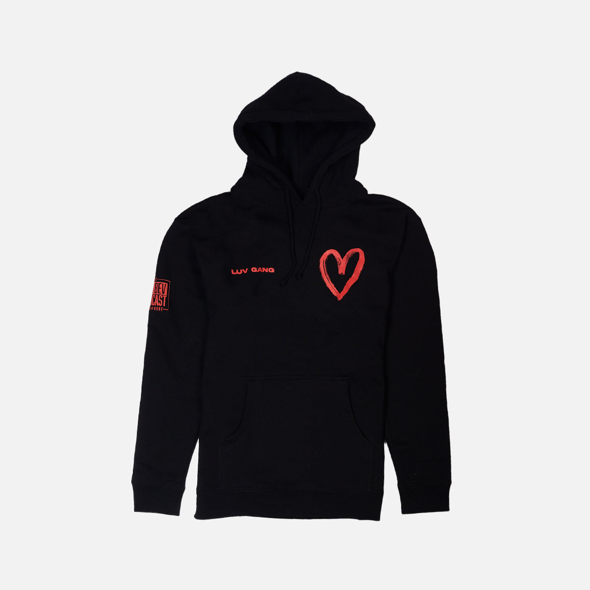 LUV GANG HOODIE - BLACK