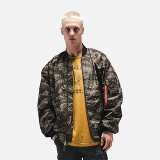 L-2B OVERSIZED FLIGHT JACKET - TIGER CAMO