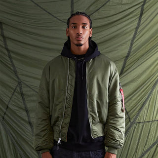 MA-1 BOMBER JACKET (HERITAGE) - SAGE GREEN