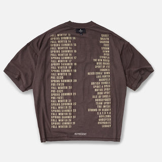 LIVING LEGACY TOUR REVERSIBLE T-SHIRT - NERO