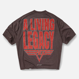 LIVING LEGACY TOUR REVERSIBLE T-SHIRT - NERO