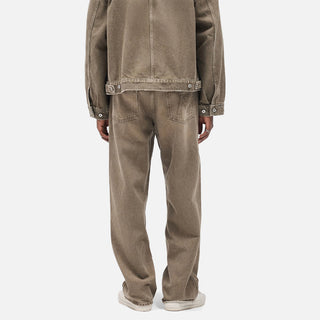 R3 BAGGY DENIM - WASHED OLIVE